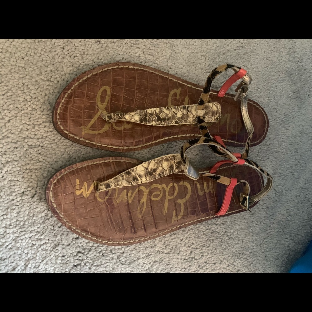 Sam Edelman Mixed Print Gigi Sandals